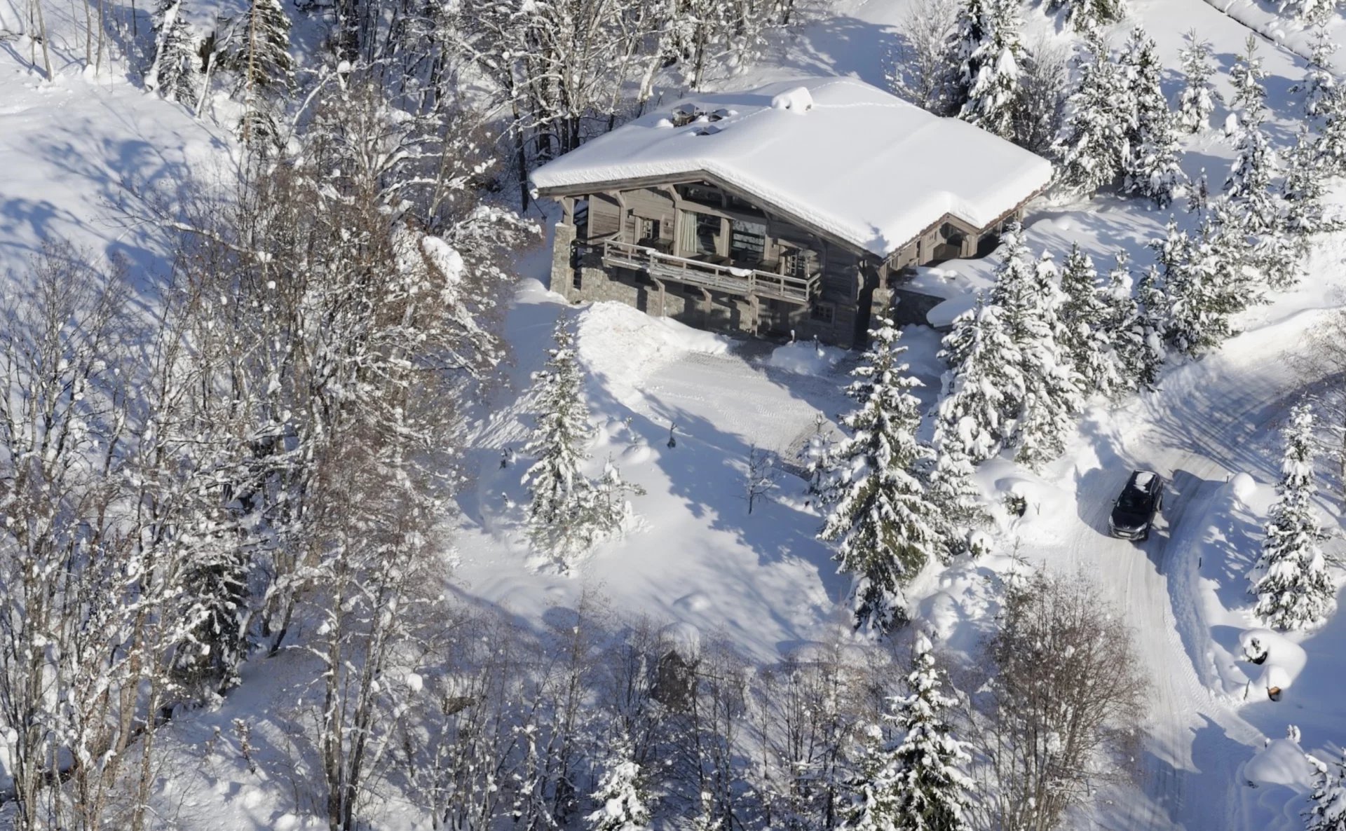 MEGEVE - Mont d'Arbois - Location saisonnière - Chalet de luxe - 12 personnes - Chambre de Maître - 5 chambres doubles - 1 chambre staff - Piscine intérieure - Sauna - Salle de sport - Hammam