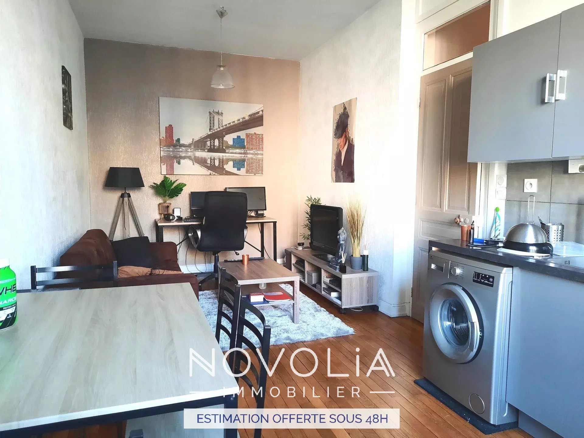Achat Appartement Surface de 36.76 m, 2 pices, Lyon 3me (69003)