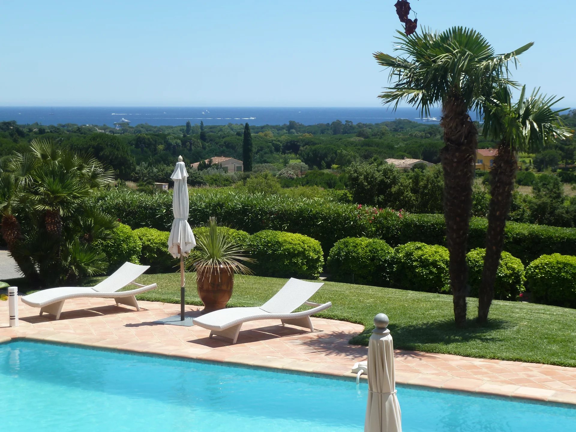 Saint Tropez - Splendida villa vicino al villaggio di fronte al mare