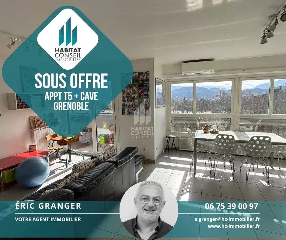 Appartement T5 au dernier étage + Cave