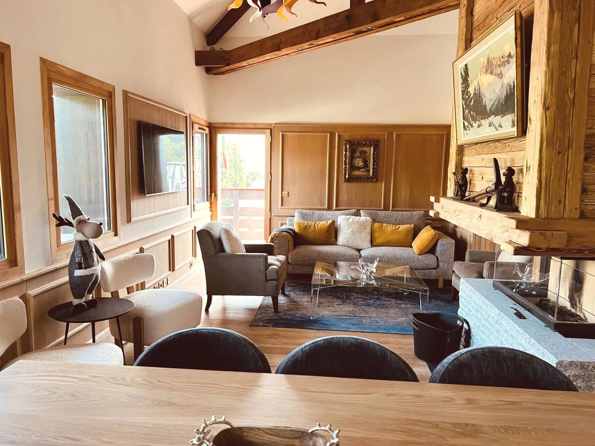 Chalet rare au coeur de Megève rénové à neuf - Vue panoramique & calme