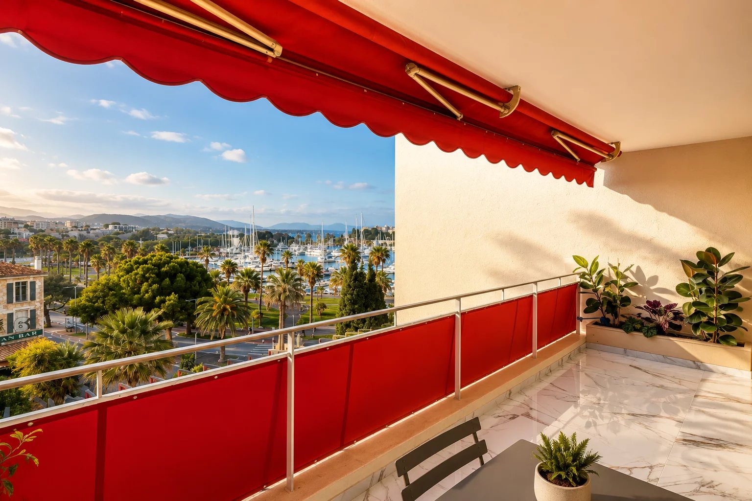 Superb Renovated Apartment – Antibes City Center, Vauban District – Open View of the Port