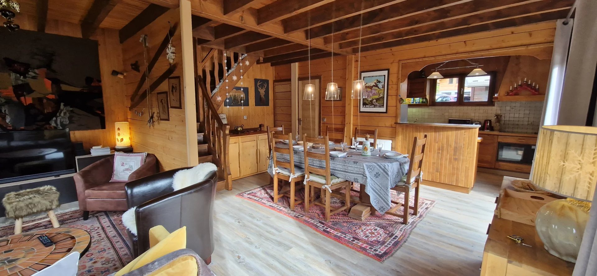 Chaleureux chalet ** pour 6 personnes à Saint-Chaffrey