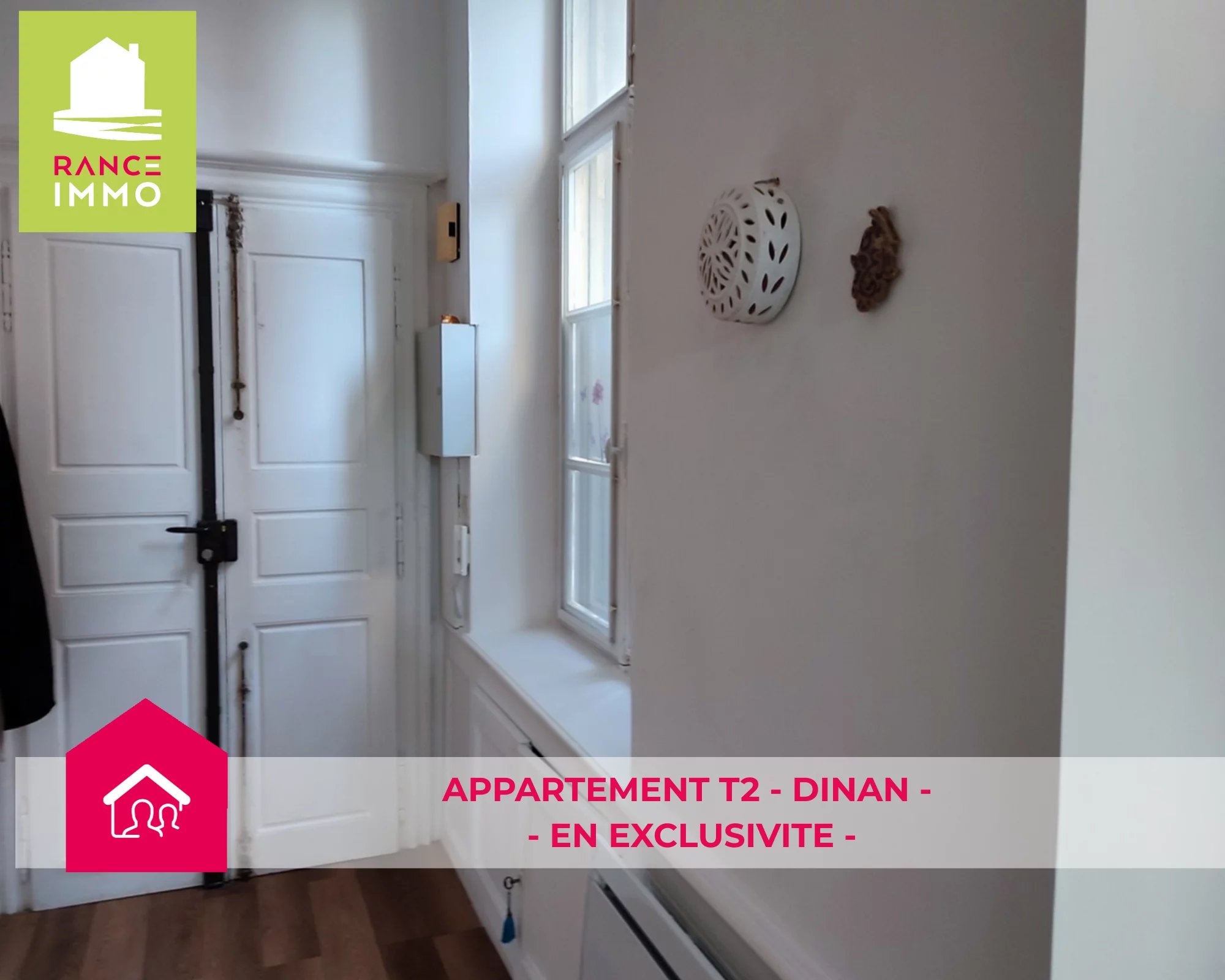 DINAN CENTRE APPARTEMENT T2  – EN EXCLUSIVITE –