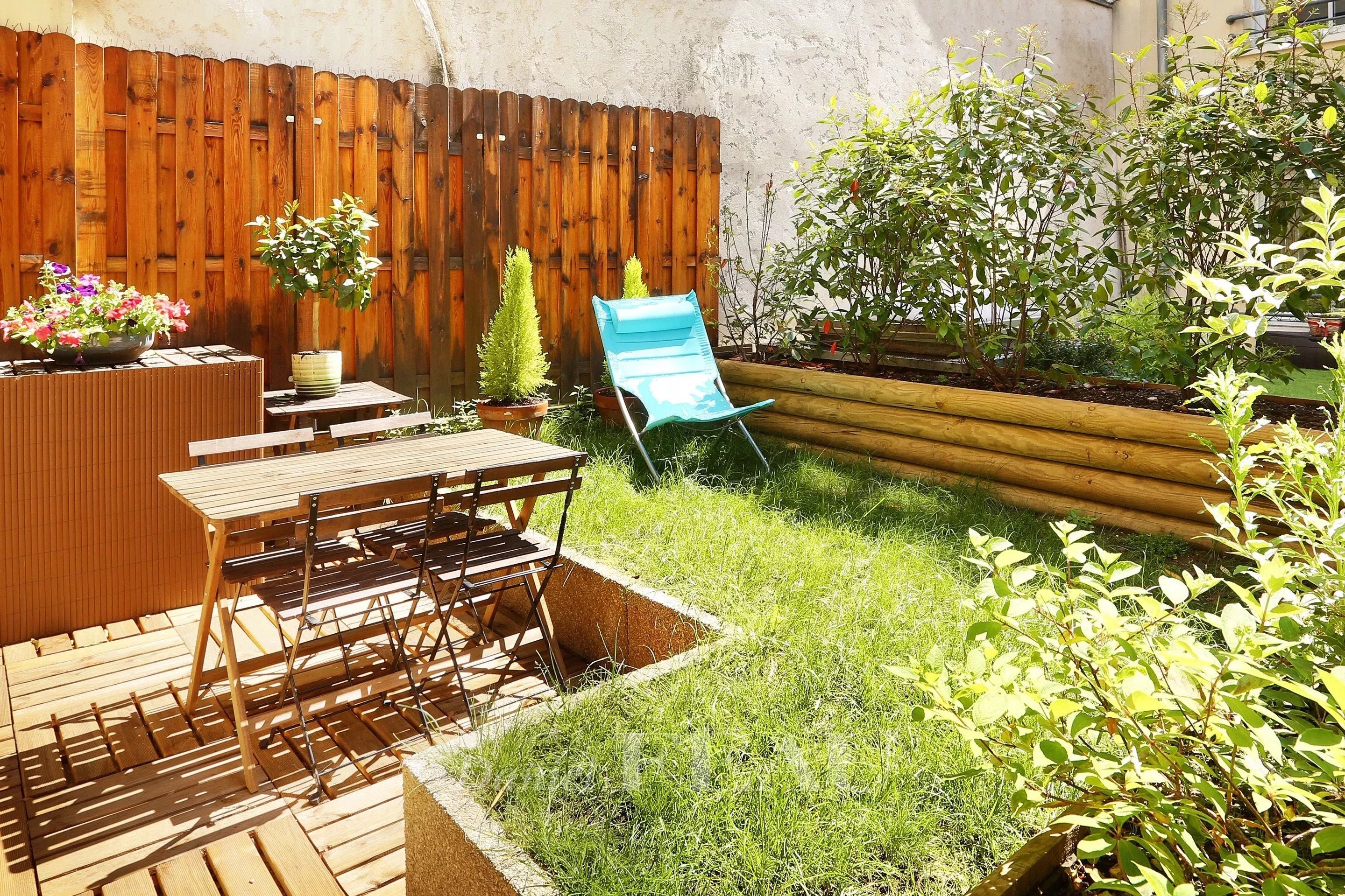 Garden and terrace