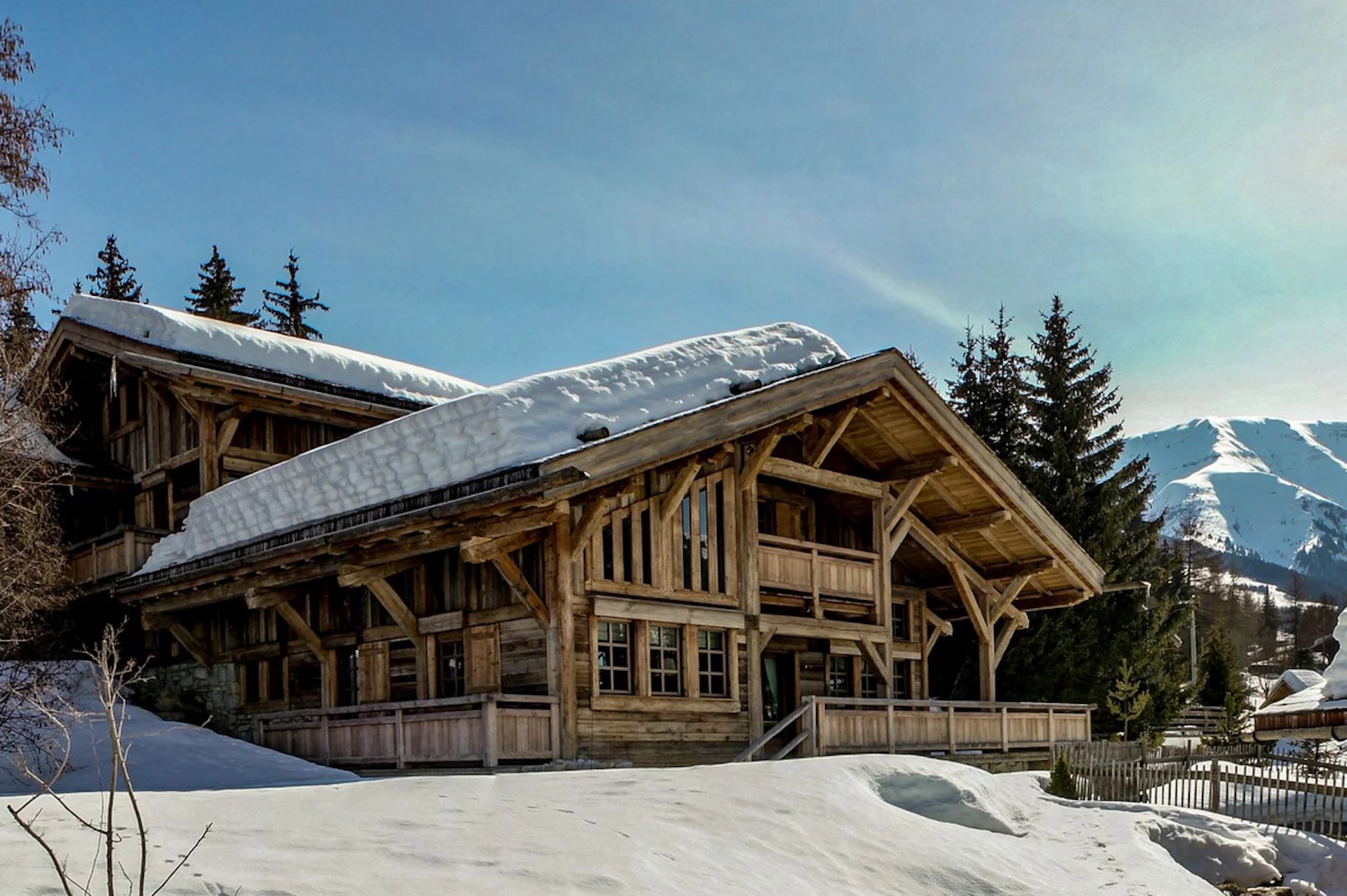 Megeve - Location saisonnière - Chalet - 6 chambres - 15 personnes - Piscine - Cinema