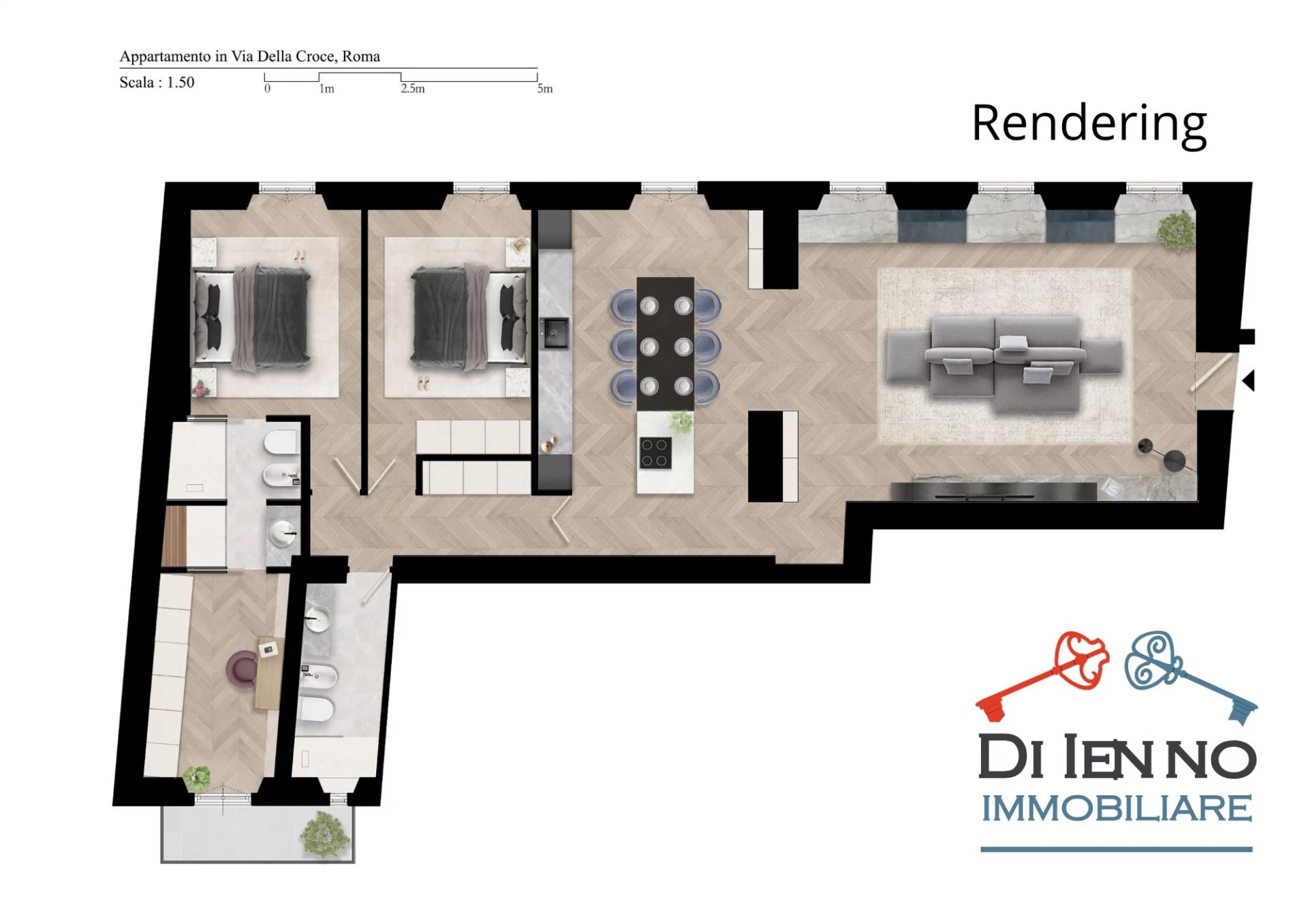 Vendita Attico Roma Spagna