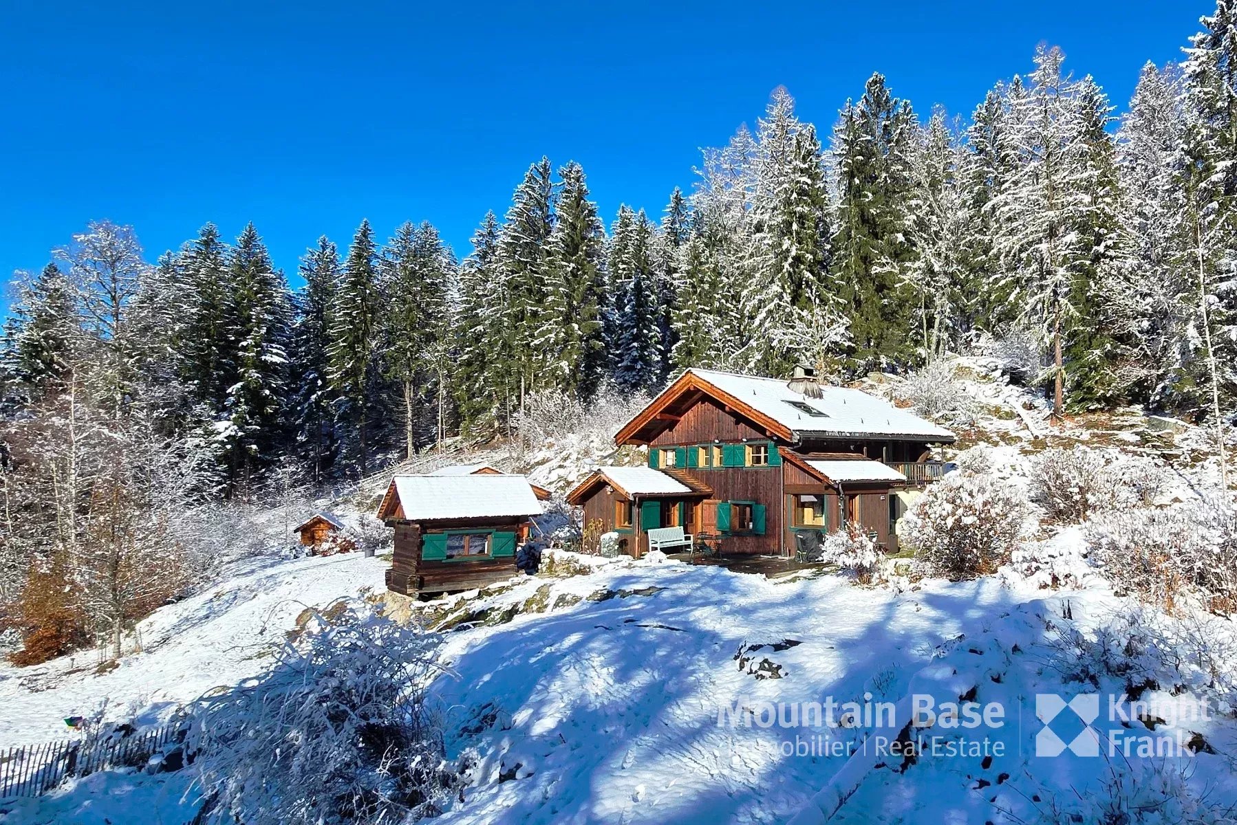 Photo of A charming chalet situated in its own clearing in the woodlands at the top of Le Coupeau.