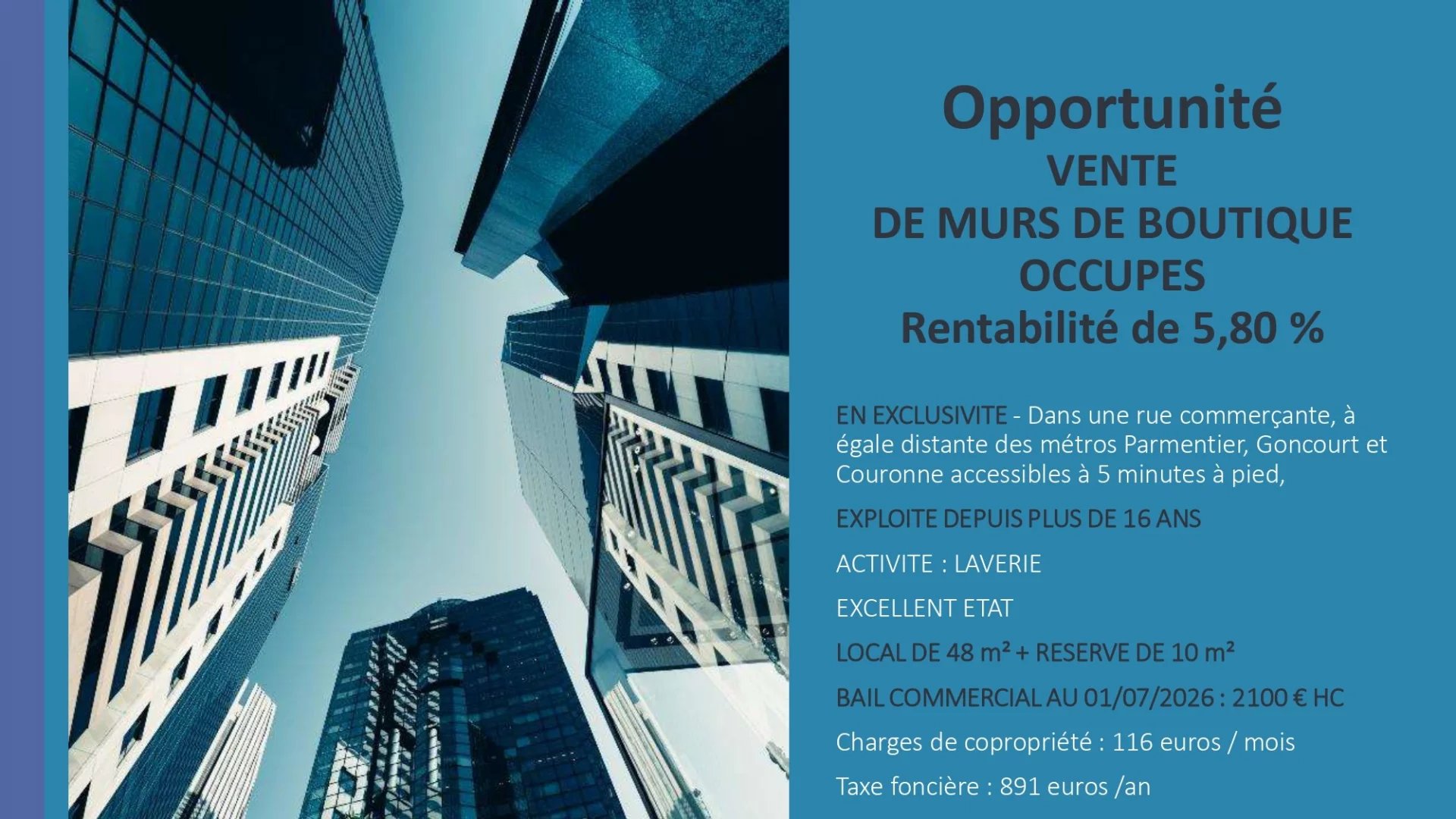 Vente Appartement - Paris 11ème Folie-Méricourt