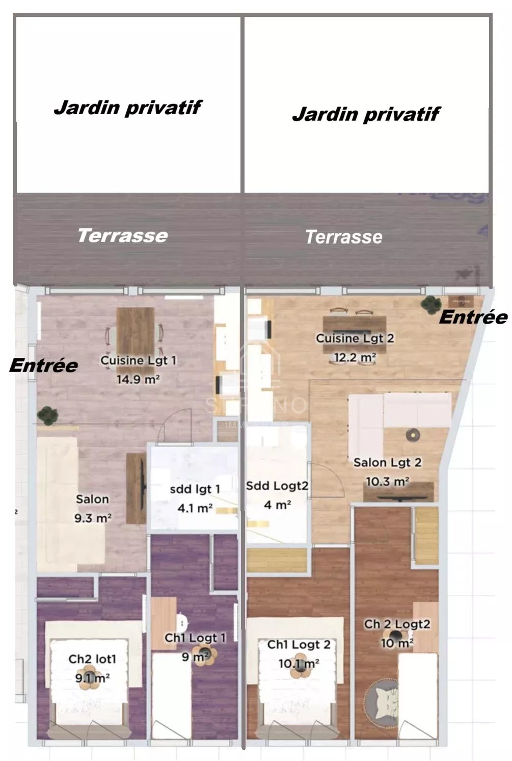 Agence immobilière de 