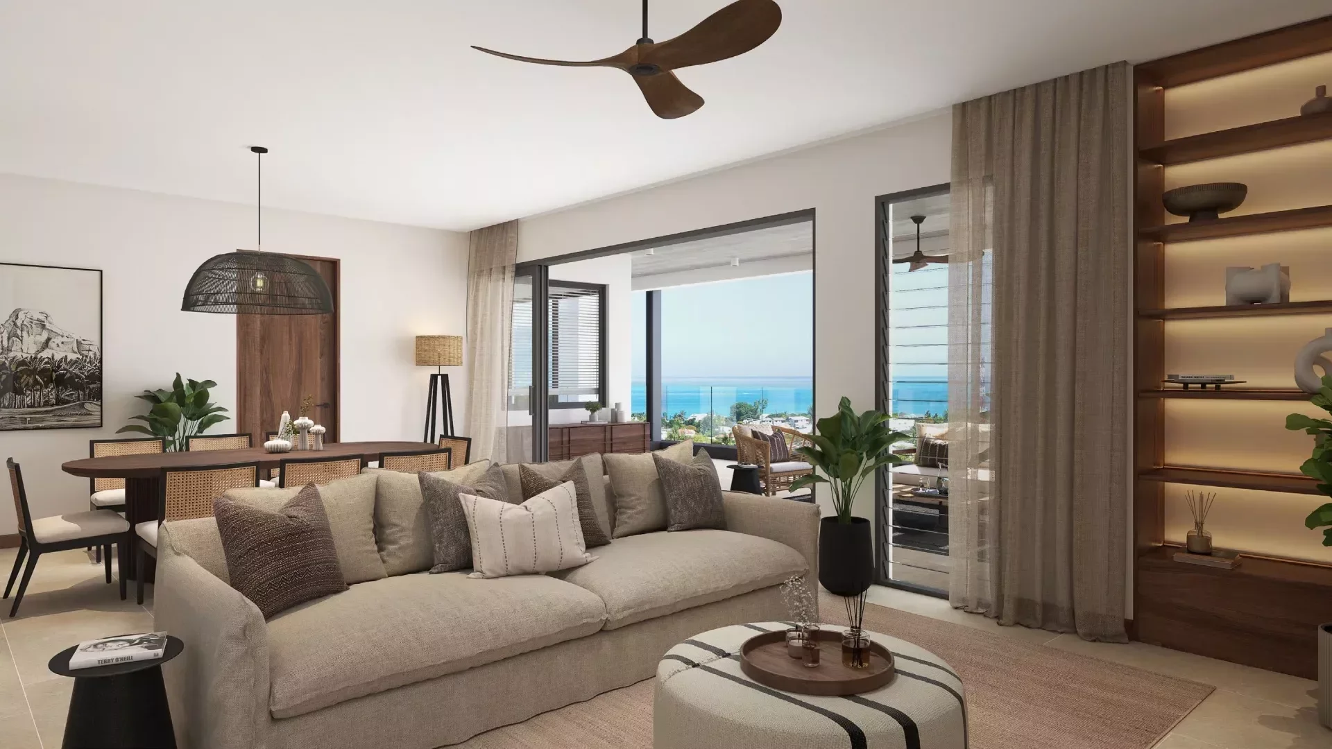 Spacious, modern apartment with Morne view and private garden - photo 1