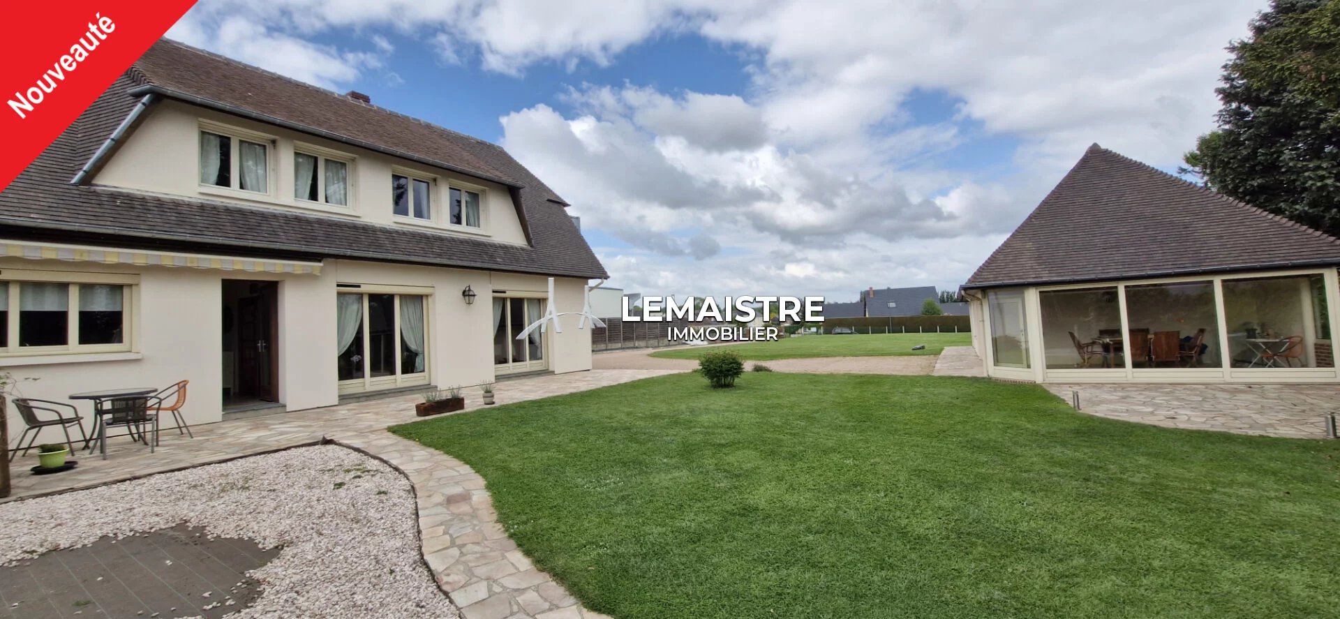LEMAISTRE IMMOBILIER - YVETOT - vente MAISON PLAIN-PIED DE VIE - 2000 m² de terrain
