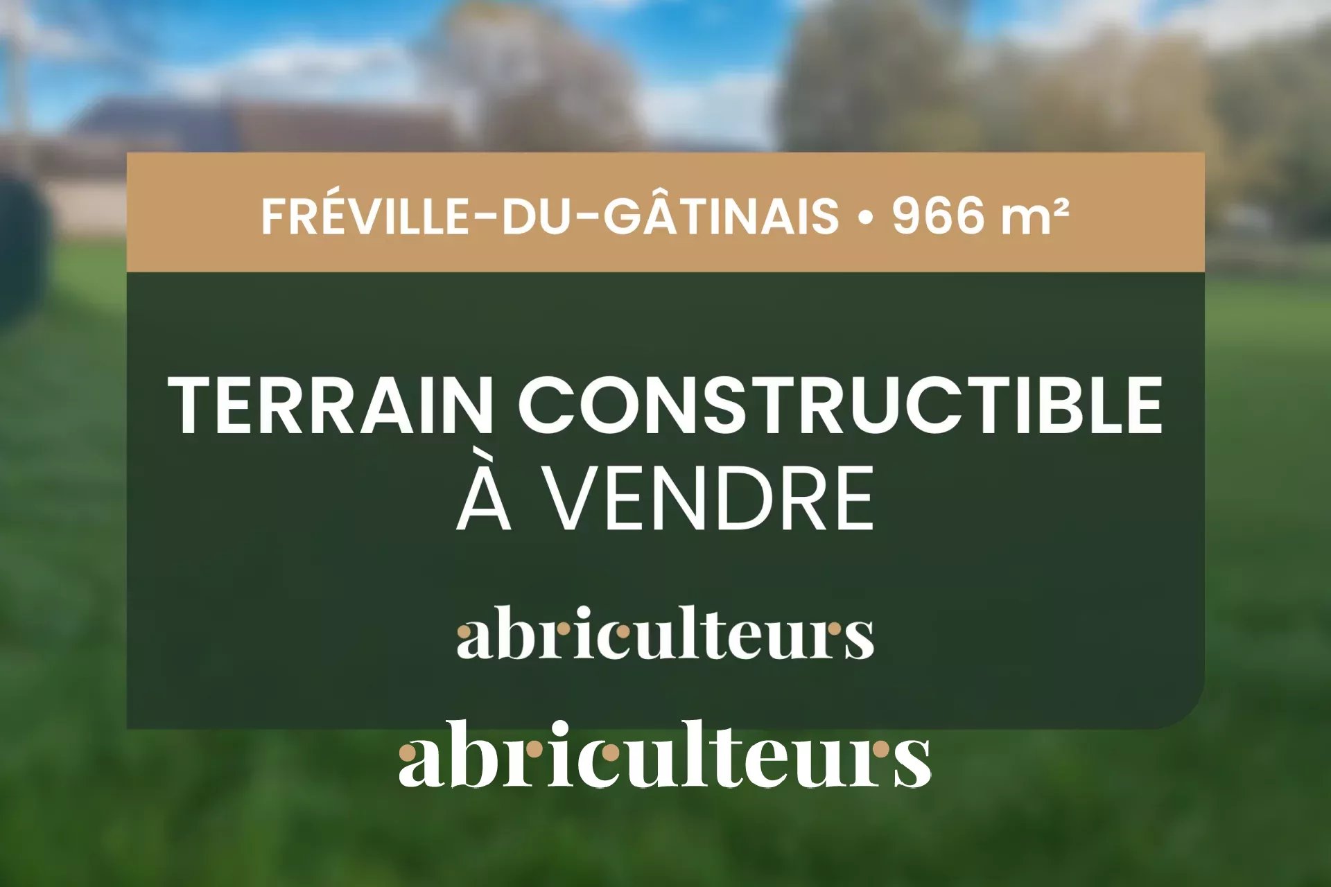 Agence immobilière de LES ABRICULTEURS