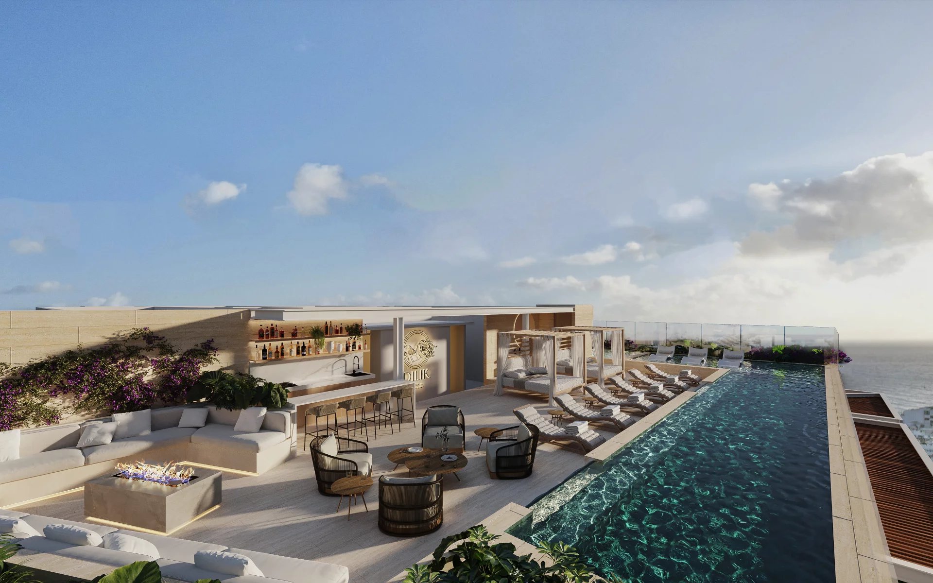 Venta de departamento de 1 recámara exclusivo | Rooftop panorámico y spa de lujo | Centro de Playa del Carmen