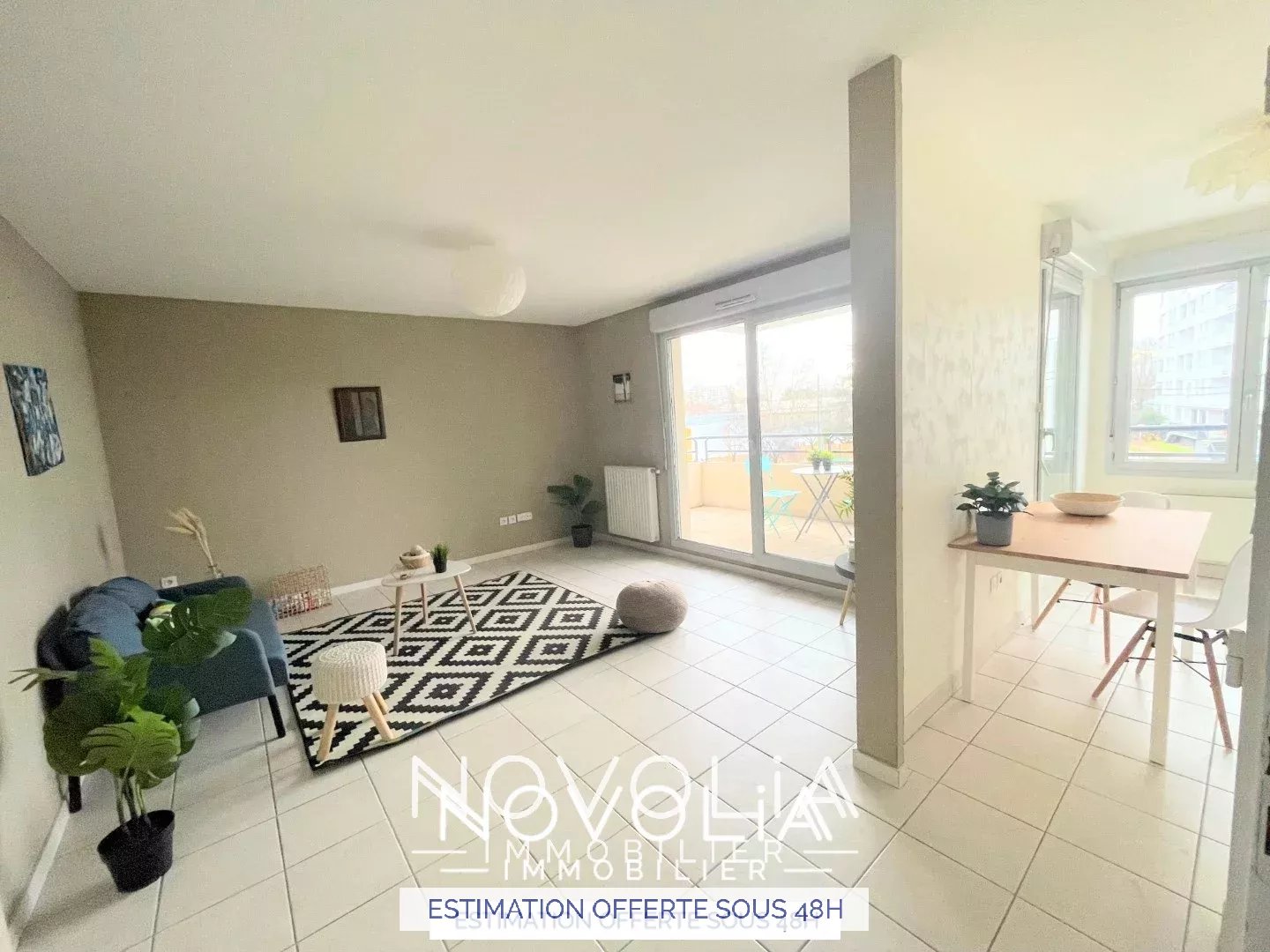 Achat Appartement Surface de 61.24 m, 3 pices, Lyon 8me (69008)