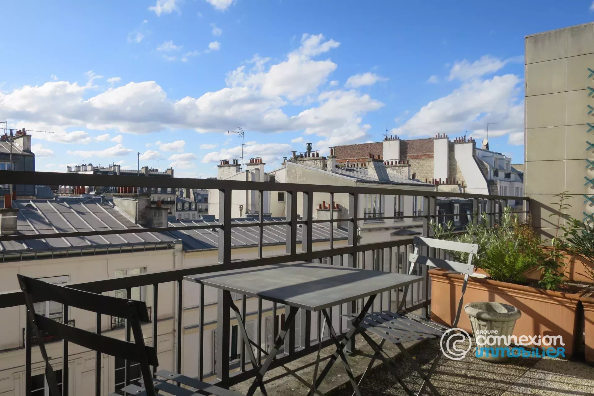 Studio meublé avec Terrasse– Batignolles, Paris 17ème