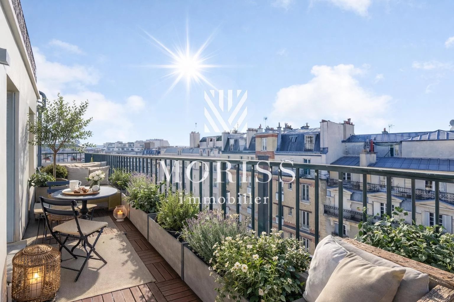 PARIS 16 – VILLAGE D’AUTEUIL – 4 PIÈCES – TERRASSE – ÉTAGE ÉLEVÉ - Image 1