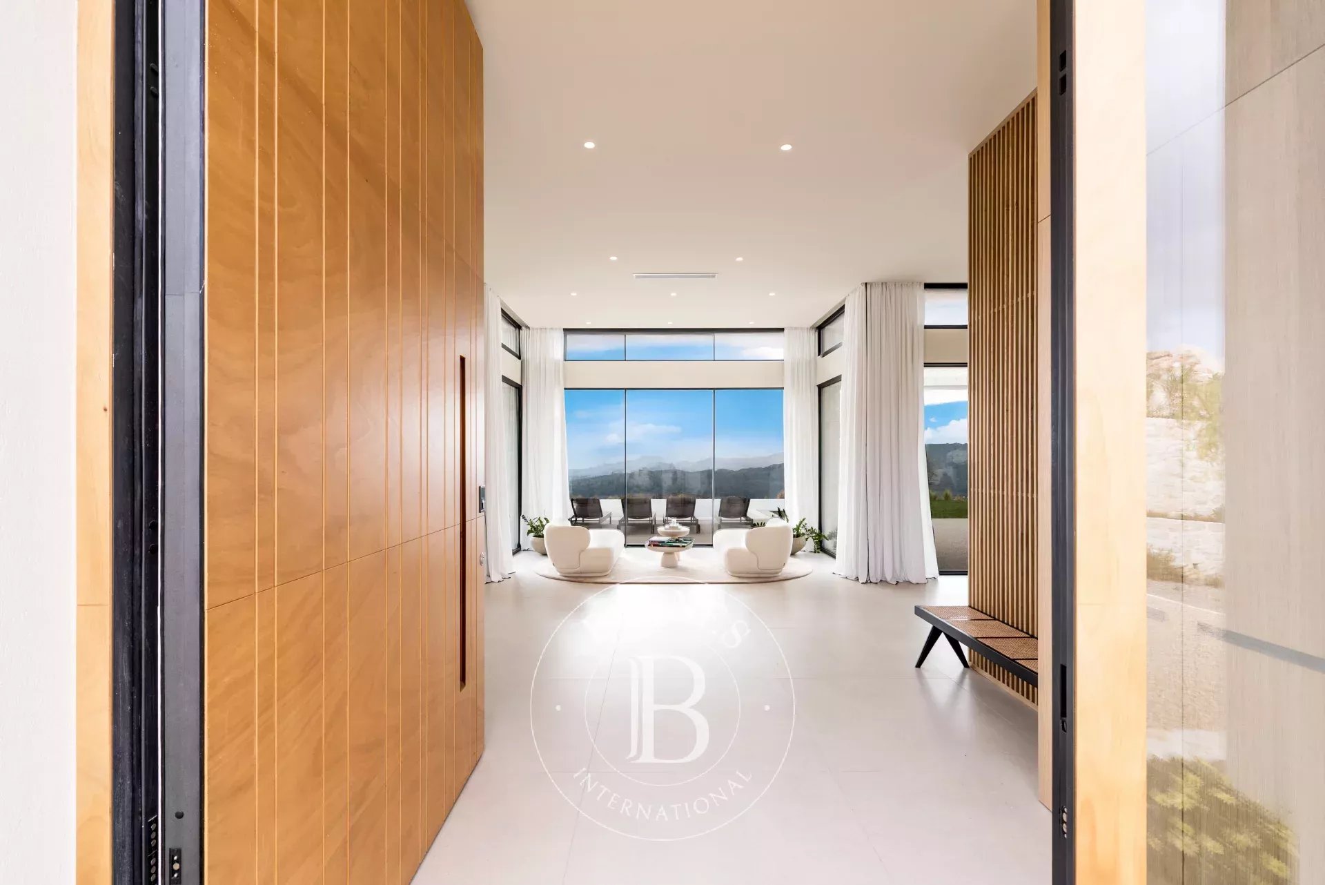 Roquefort-les-Pins - Highly sought-after residential area - New villa with breathtaking sea views - picture 26 title=