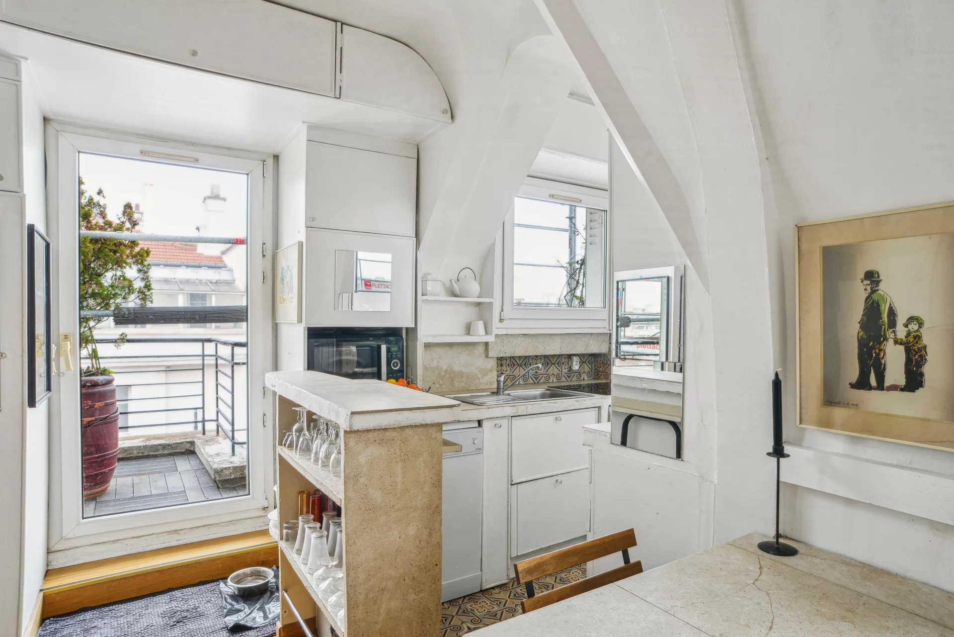 Boulogne - Studio avec terrasse plein ciel
