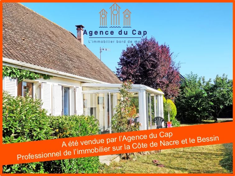 BERNIERES SUR MER - Maison de plain pied avec 4 chambres
