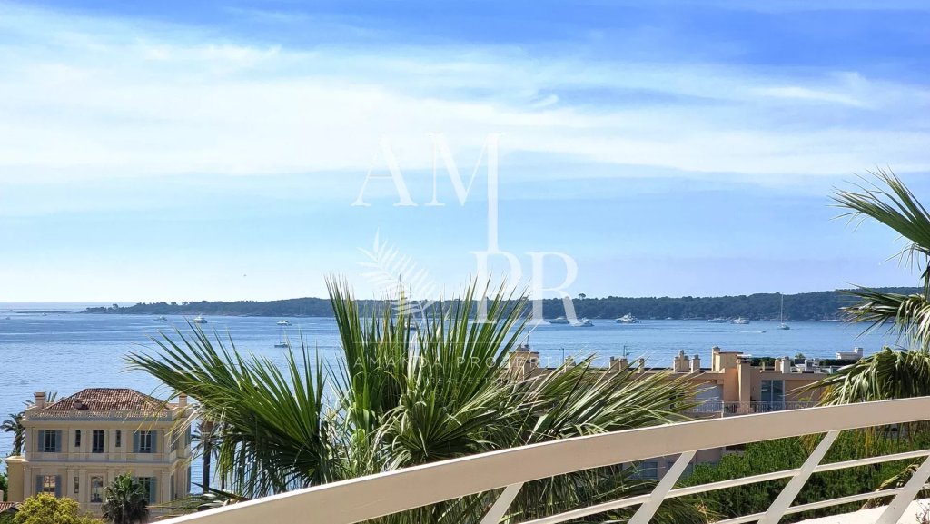 Apartment for sale in Cannes — Cannes Pointe Palm Beach - 3-room flat 64 m2 - Sea view - High floor