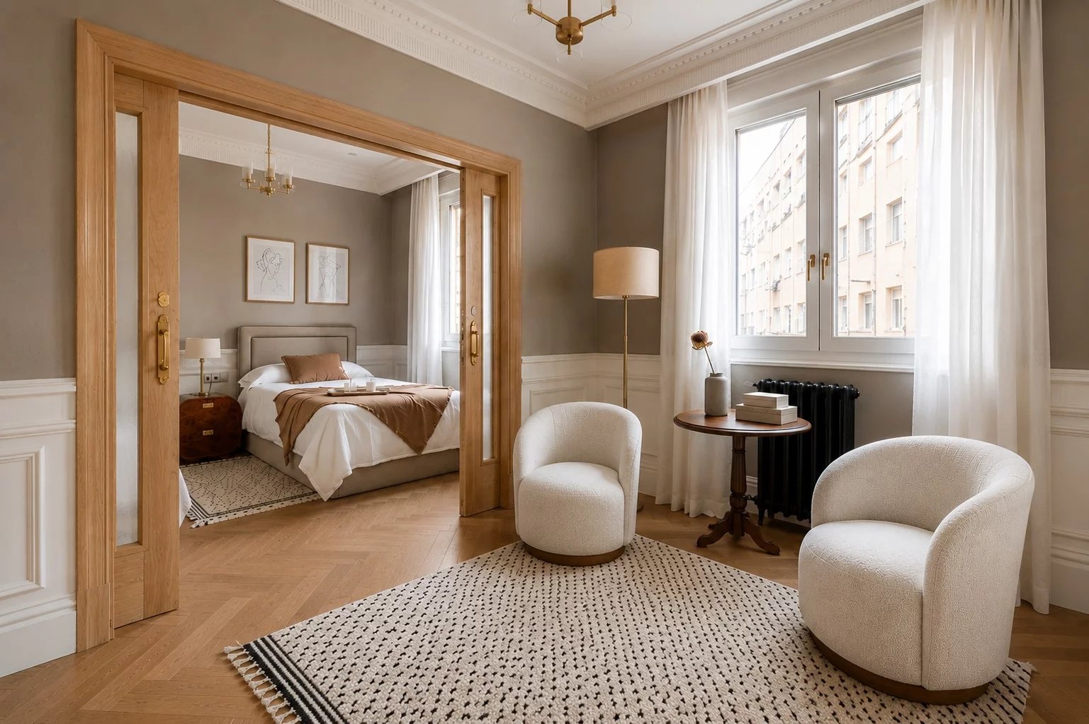 Luminosité, espace et interiorisme classique dans le quartier de Salamanca