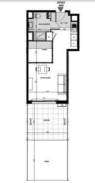 T1 34m² / JARDIN / TERRASSE / PARKING - Photo 4