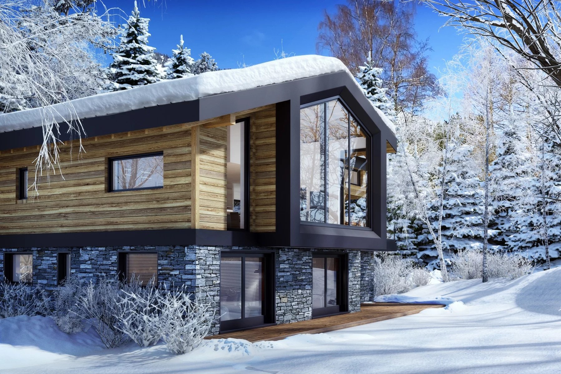 Photo of A stunning new build 5 bedroom, 5 bathroom chalet in the sought after area of Les Bois