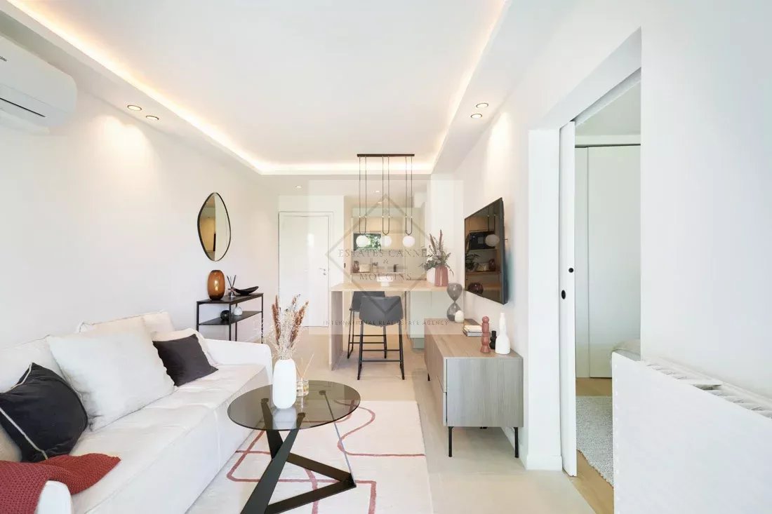 CANNES Californie - Élégant 2 pièces rénové avec vue mer et jardin — photo 5