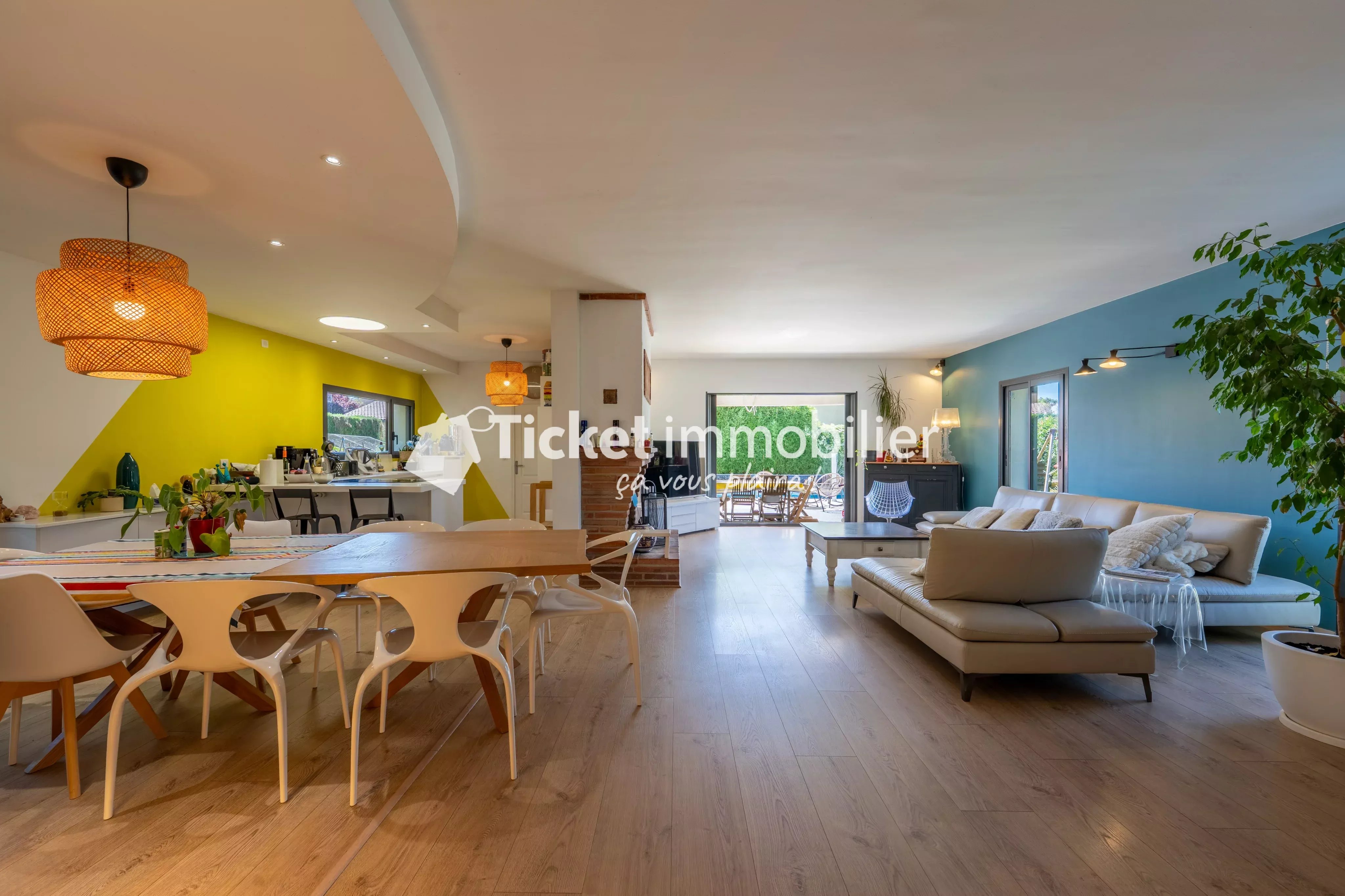 MAISON T7 235m2 AVEC PISCINE, GARAGE, TERRAIN ARBORE DE 1480m2, POMPE A CHALEUR NEUVE, DPE A, PROCHE TOULOUSE ETC ... — photo 12