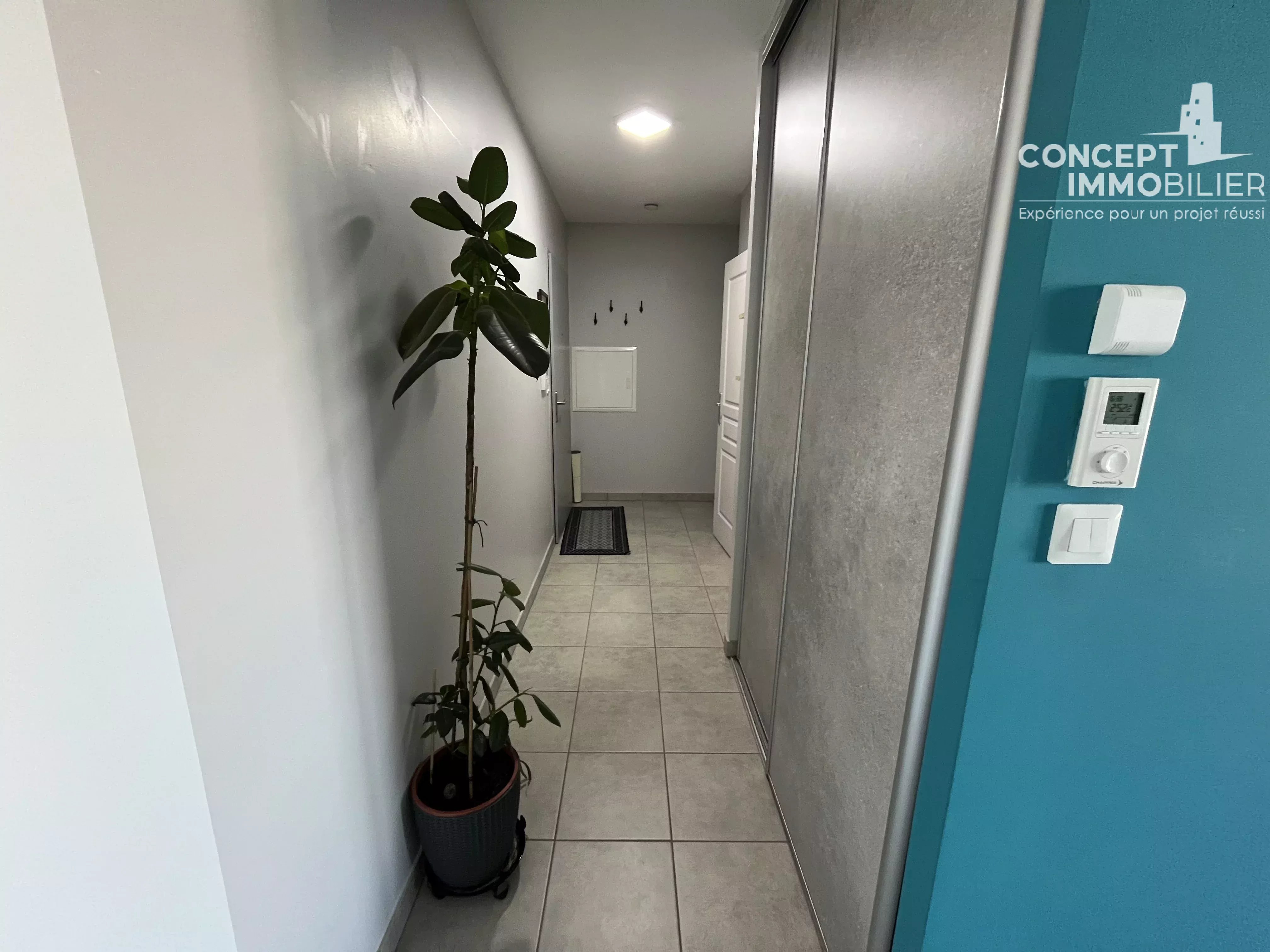À louer – Appartement F3 meublé avec balcon et 2 places de parking – Marange-Silvange