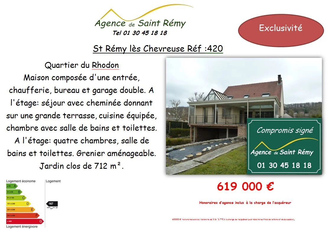 Vente Maison Saint-Rémy-lès-Chevreuse