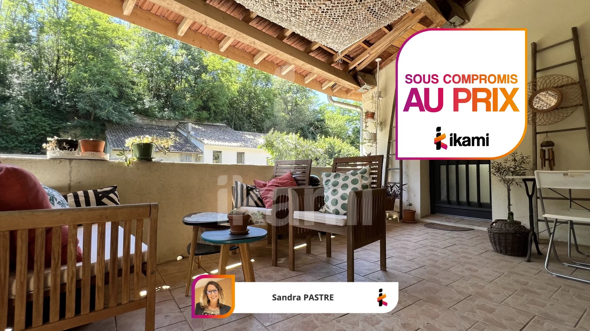 CHÂTEAUNEUF SUR ISÈRE. MAISON DE VILLAGE 4 PIÈCES AVEC TERRA