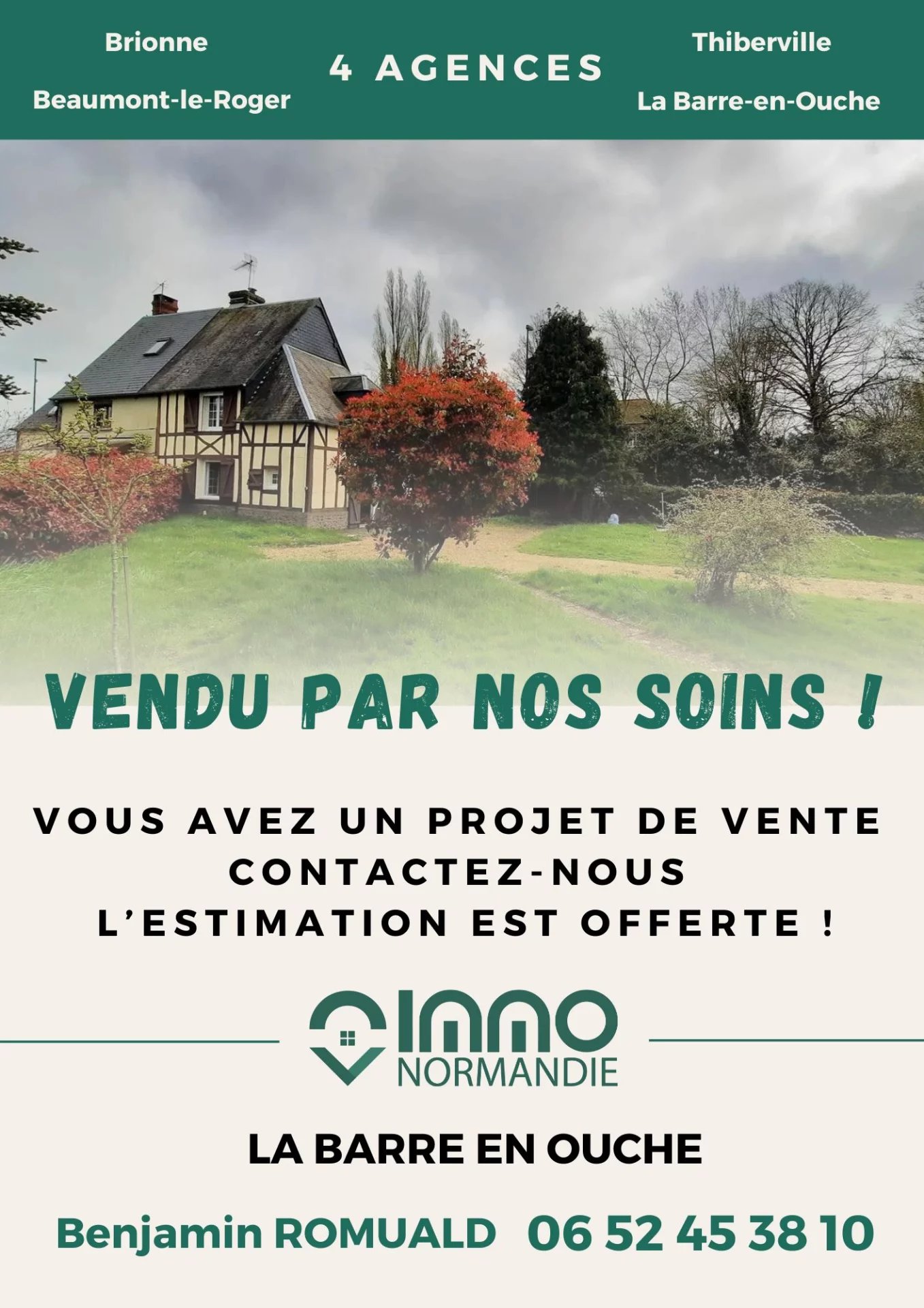 Agence immobilière de AGENCE DE LA BARRE EN OUCHE