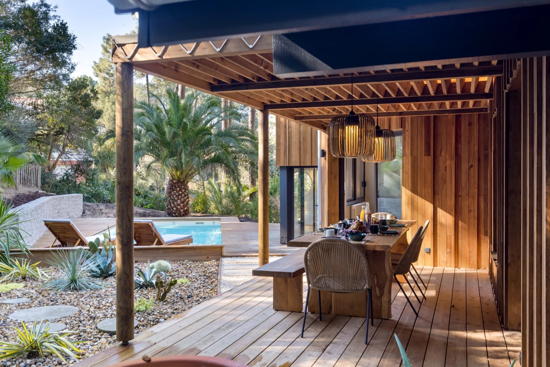 CANOPÉE - Stunning wooden house between the ocean & the lake with pool - Hossegor - picture 3