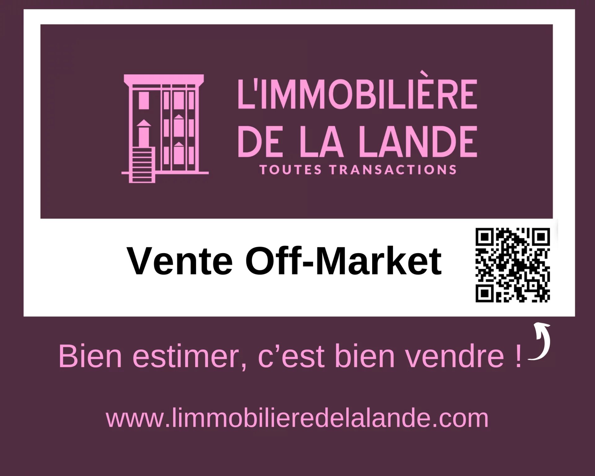 Agence immobilière de L'IMMOBILIÈRE DE LA LANDE