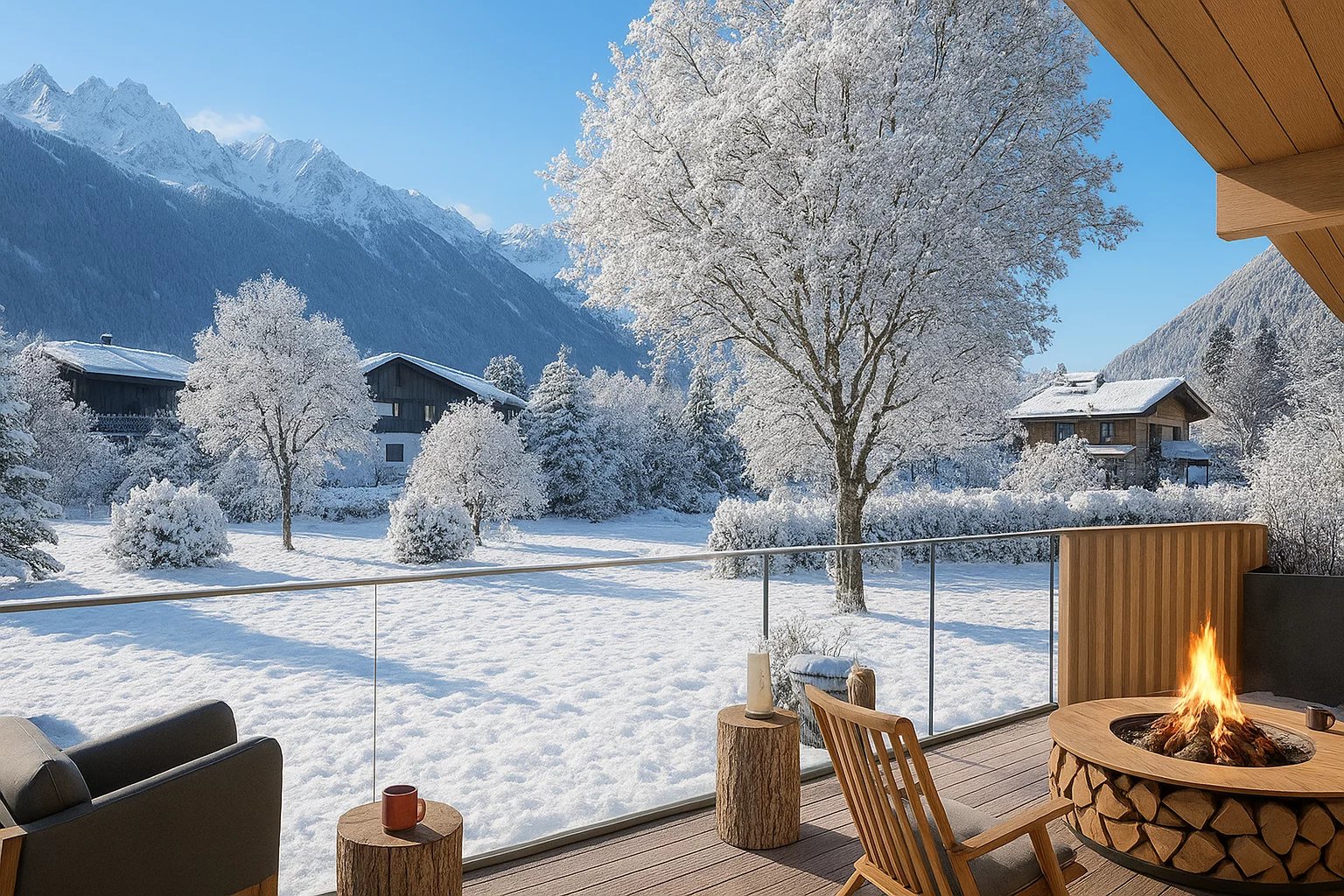 Photo of CHAMONIX - A new-build, 4-bedroom chalet in the heart of les Praz