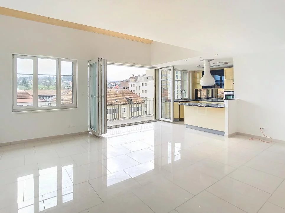 Duplex en attique avec terrasse au centre-ville