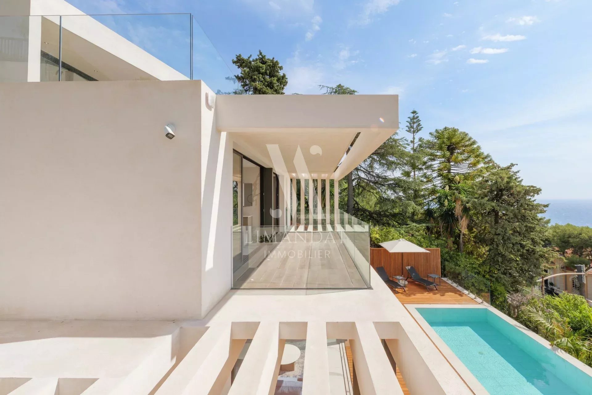 Roquebrune-Cap-Martin – Villa contemporaine d’exception avec vue imprenable mer et Monaco