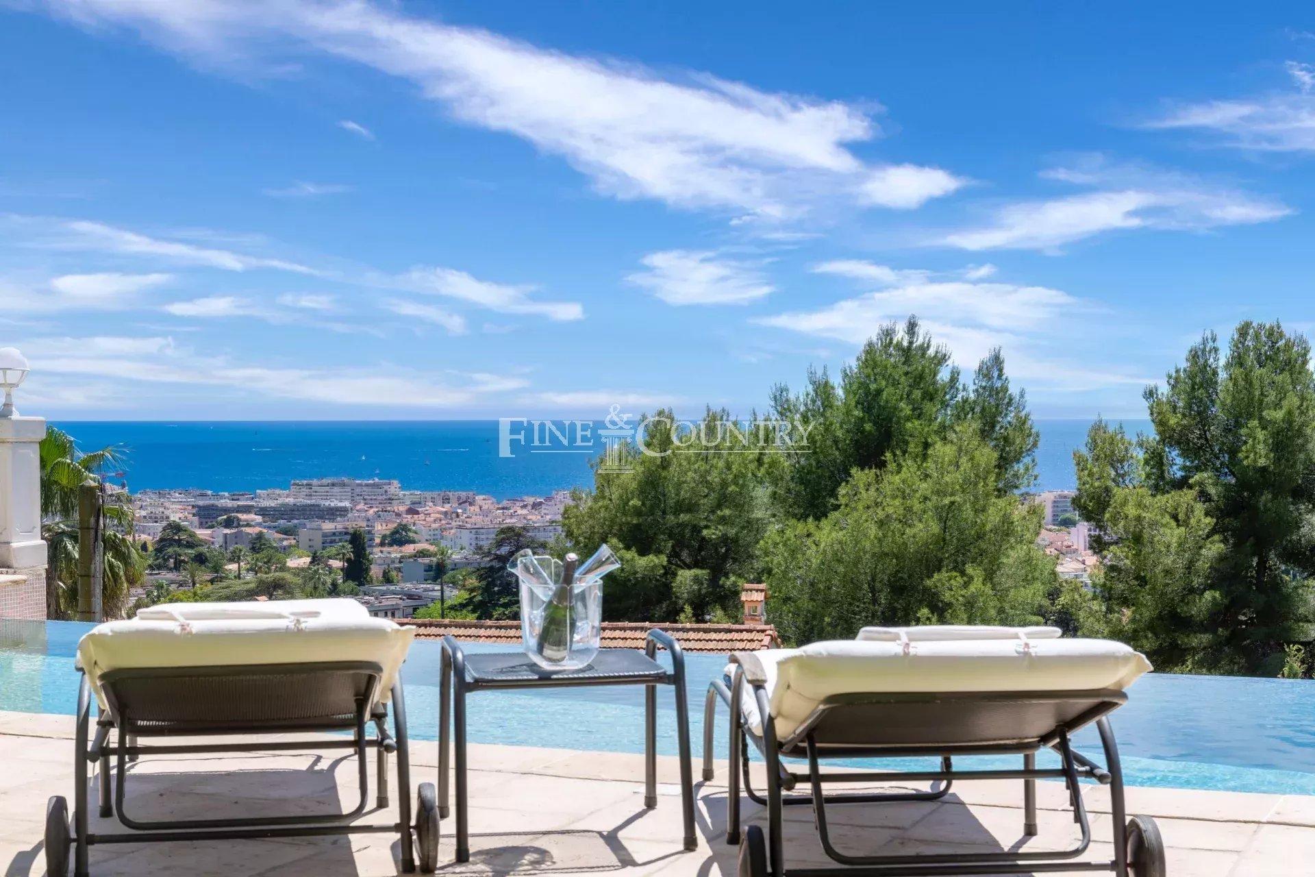 Villa For Sale in Cannes La Californie Panoramic Sea View Accommodation in Cannes