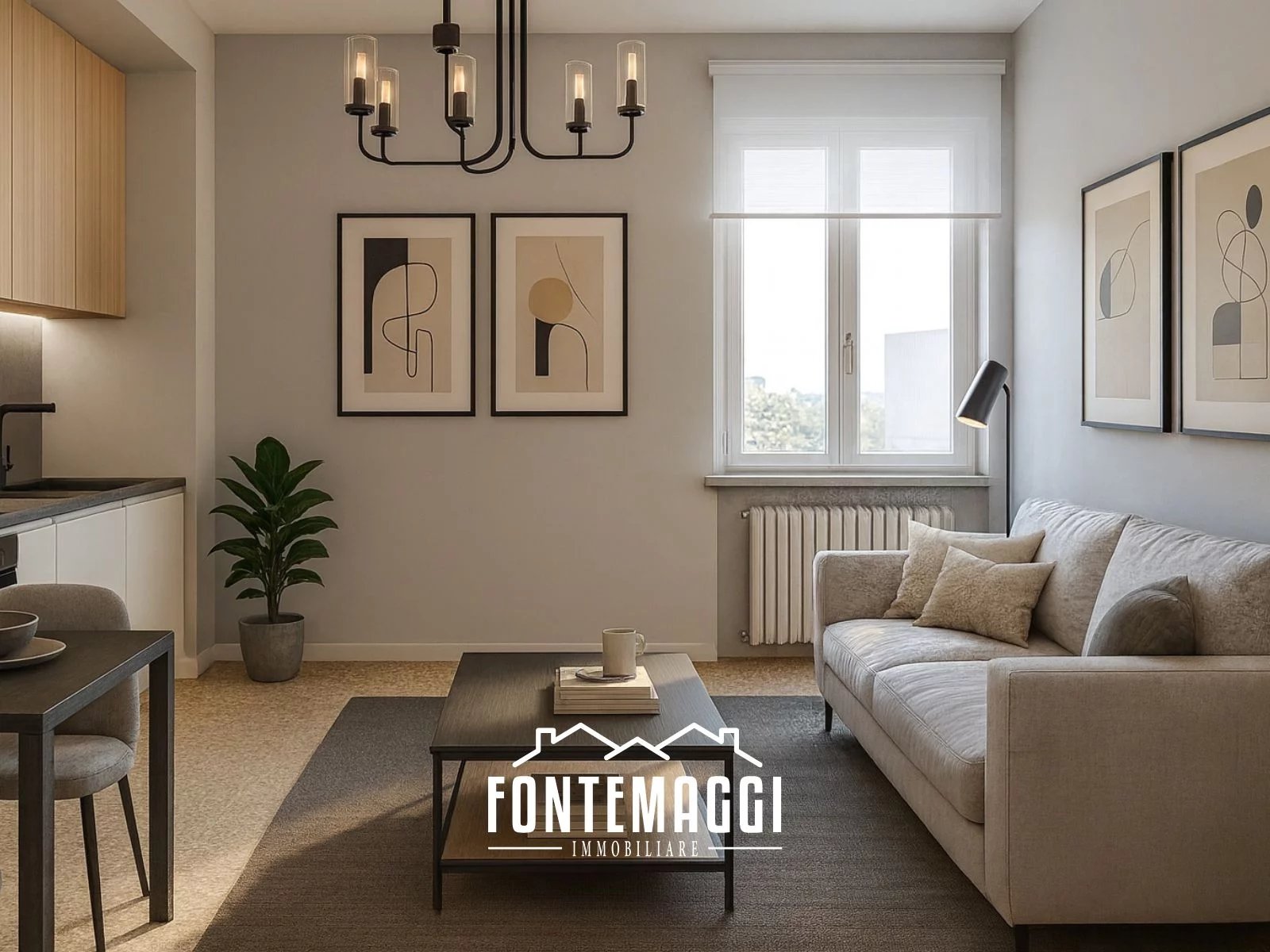 FANO (PU) ZONA COMET - APPARTAMENTO 2LOC PIANO RIALZATO