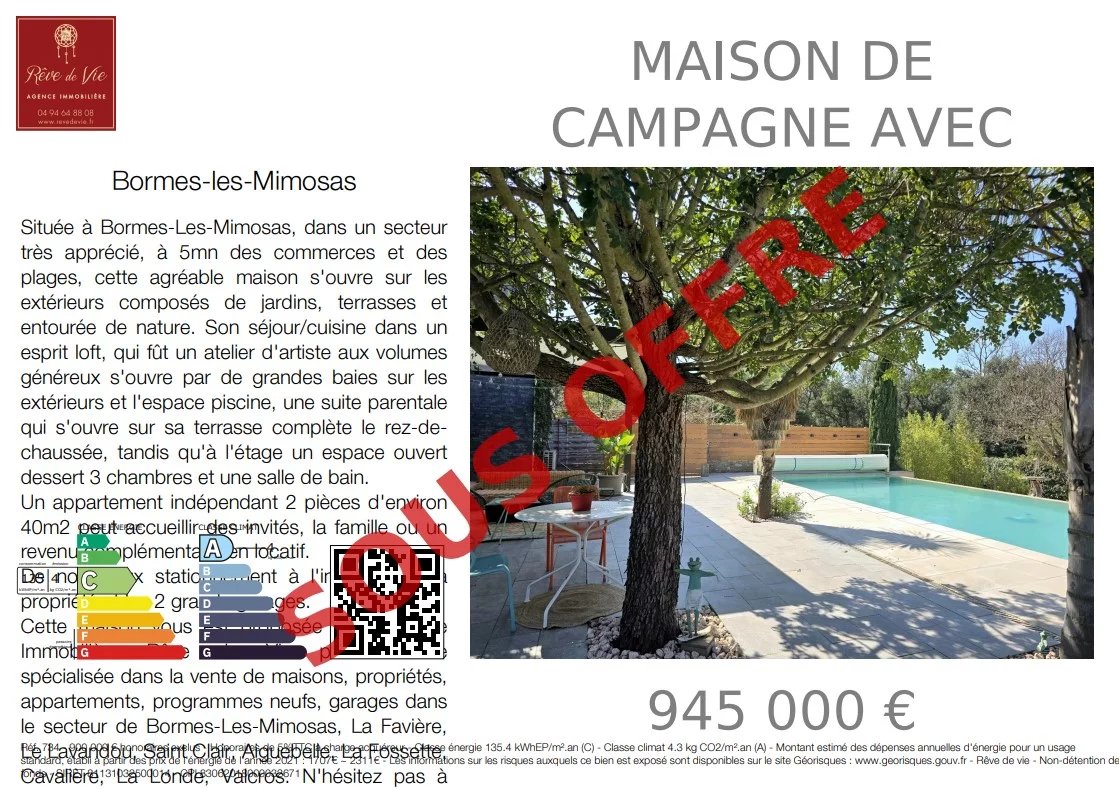 Sale House Bormes-les-Mimosas