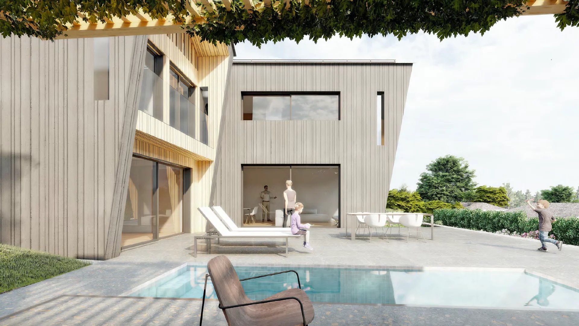 Villa panoramique et sans nuisances , avec piscine