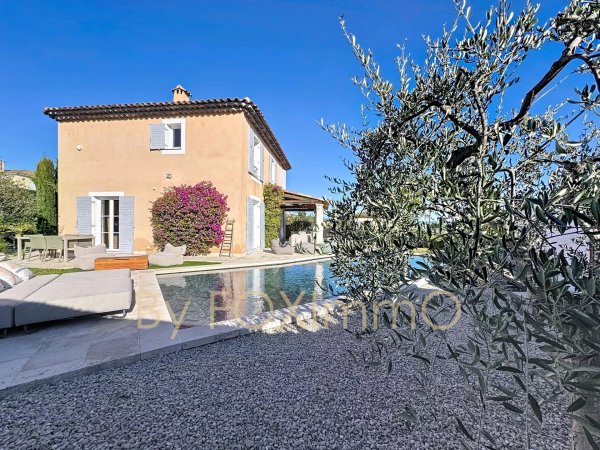 Sea view villa on the Côte d'Azur, 4 bedrooms, swimming pool, garden, secure residence — photo 2