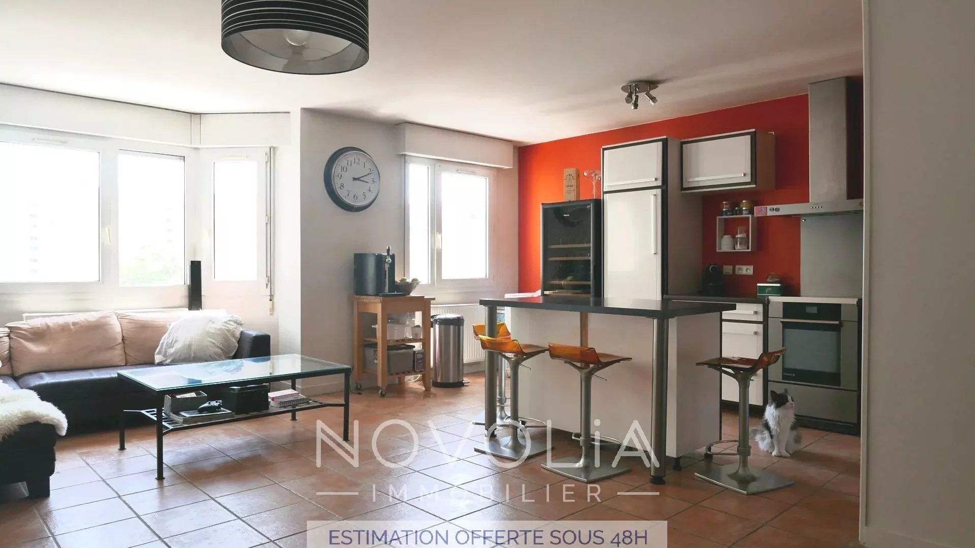 Achat Appartement Surface de 77.37 m, 3 pices, Lyon 7me (69007)
