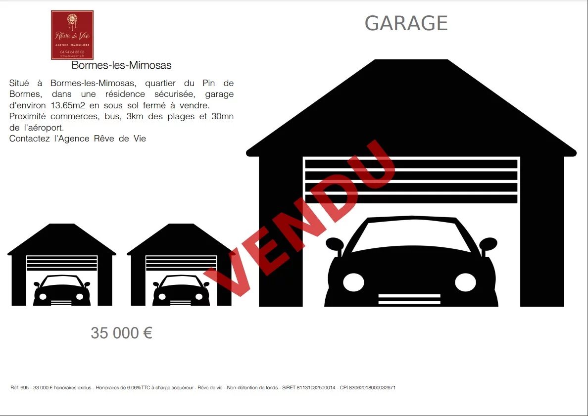 Sale Carpark Bormes-les-Mimosas