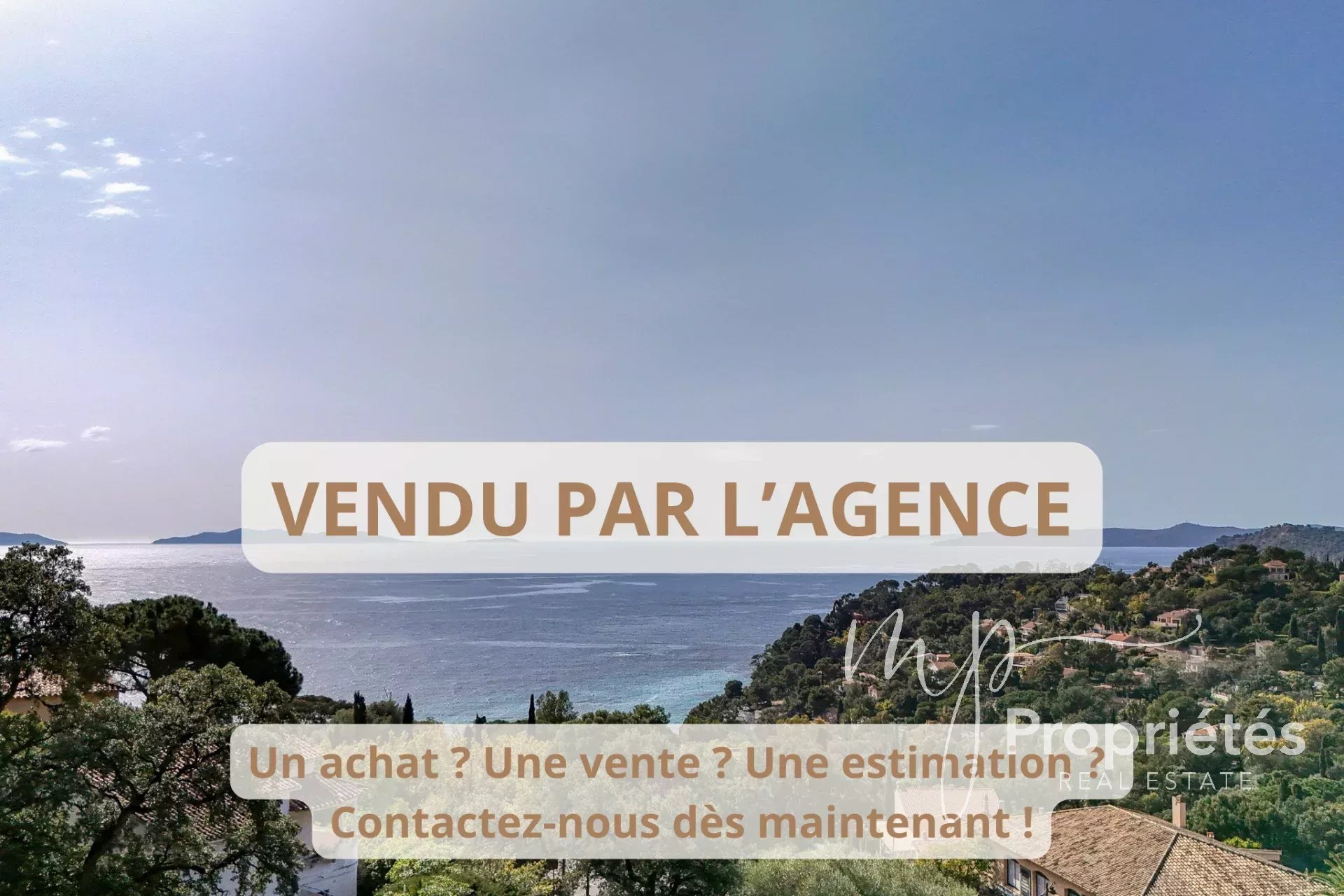 RAYOL CANADEL SUR MER Appartement exceptionnel vue mer de 113m2 avec terrasse de 117m2 + parking