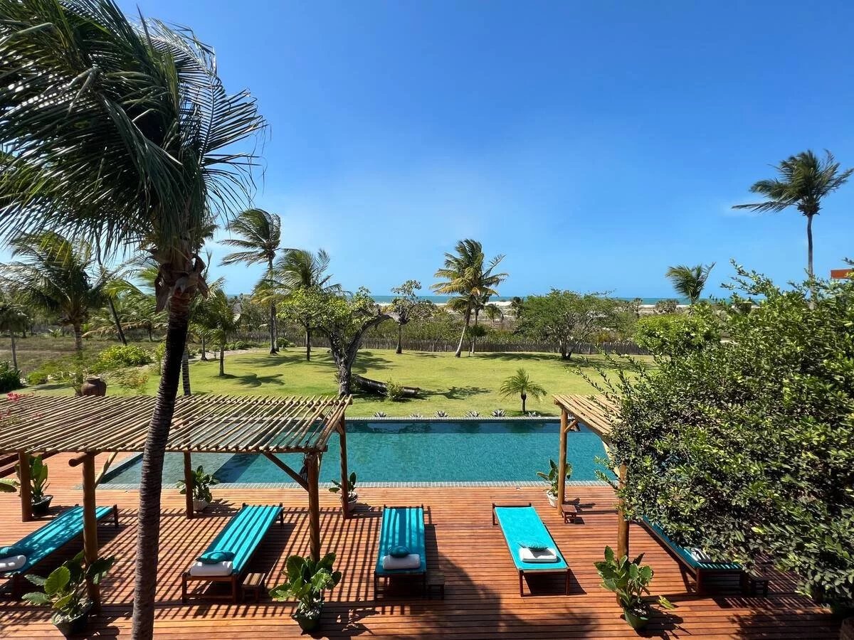 Magnifique Propriété de 9 suites en front de mer dans la nature tropicale de Jericoacoara