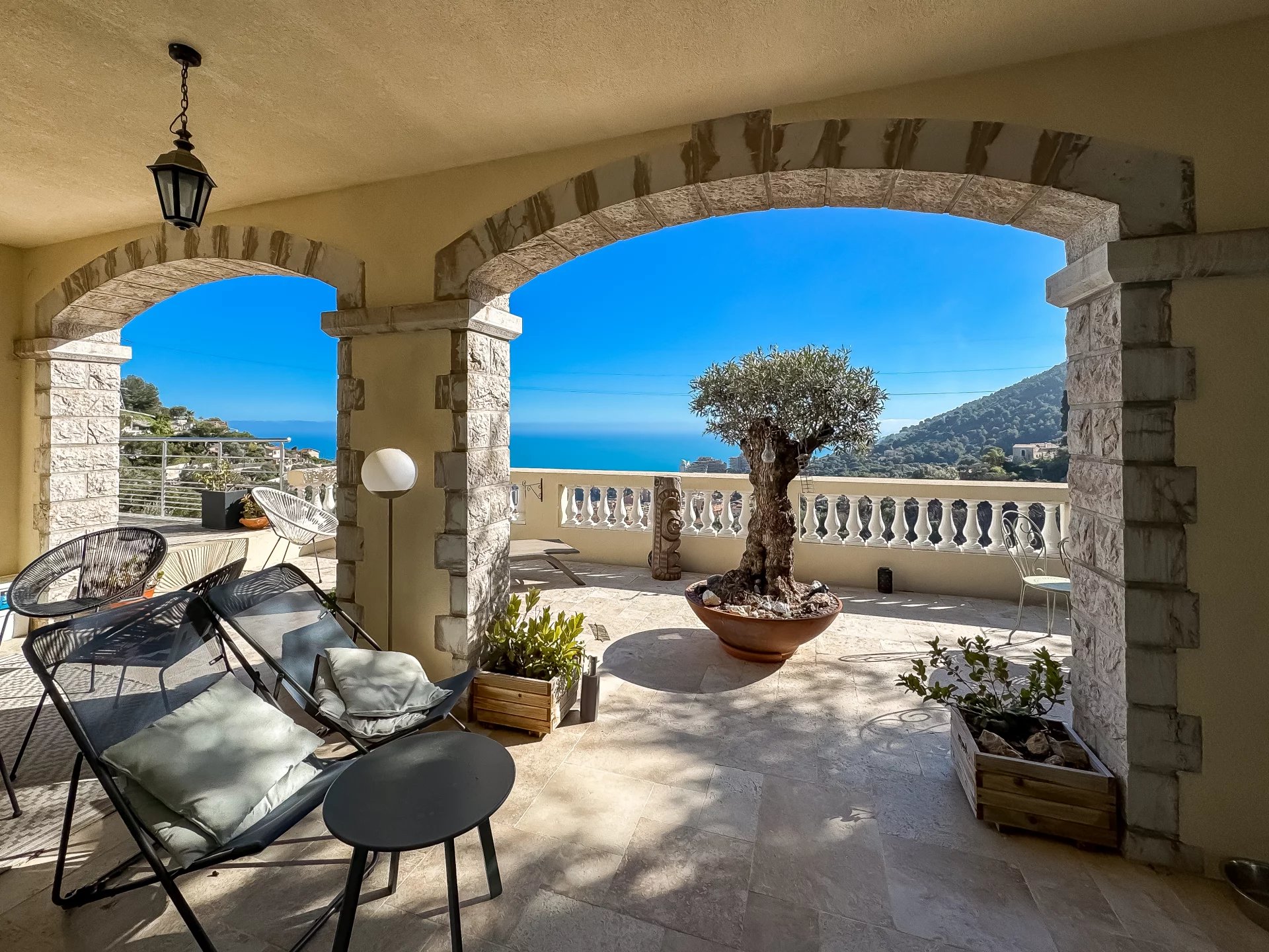 La Turbie - Villa avec vue panoramique - Piscine