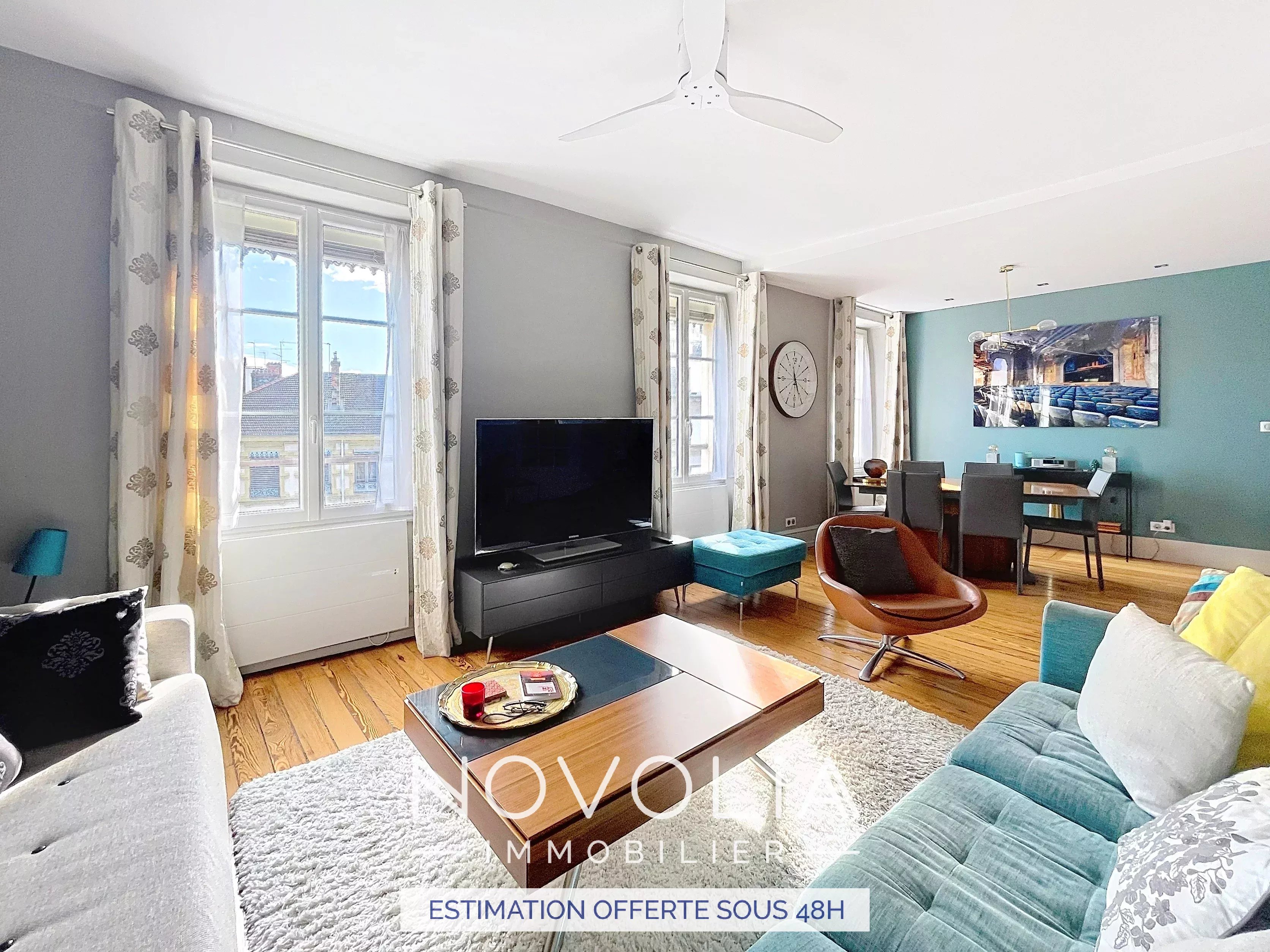 Achat Appartement Surface de 85.8 m�/ Total carrez : 85 m�, 3 pi�ces, Lyon 7�me (69007)